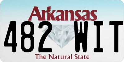 AR license plate 482WIT