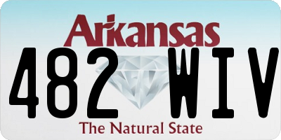 AR license plate 482WIV