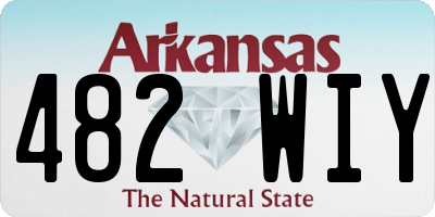 AR license plate 482WIY