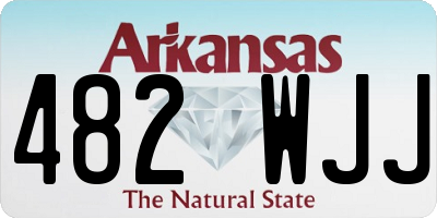 AR license plate 482WJJ