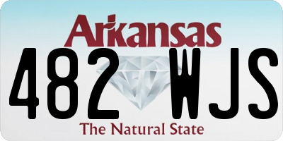 AR license plate 482WJS