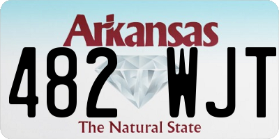 AR license plate 482WJT