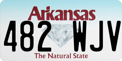 AR license plate 482WJV