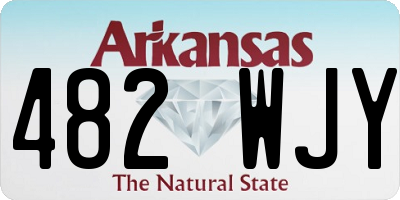 AR license plate 482WJY