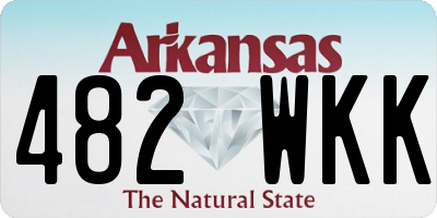 AR license plate 482WKK