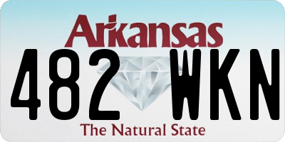 AR license plate 482WKN