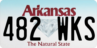 AR license plate 482WKS