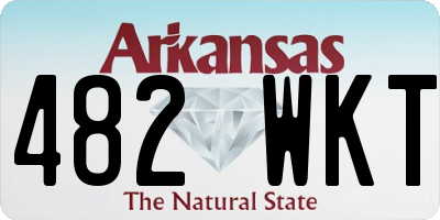 AR license plate 482WKT