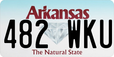 AR license plate 482WKU