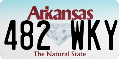 AR license plate 482WKY