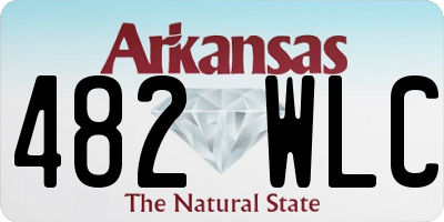 AR license plate 482WLC