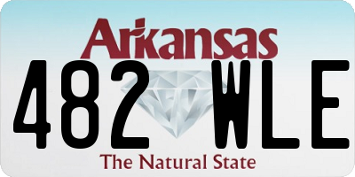 AR license plate 482WLE