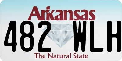 AR license plate 482WLH