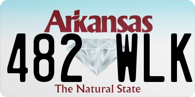 AR license plate 482WLK