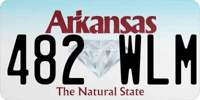 AR license plate 482WLM