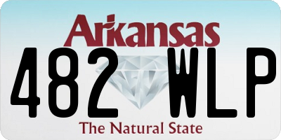 AR license plate 482WLP