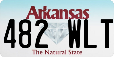 AR license plate 482WLT
