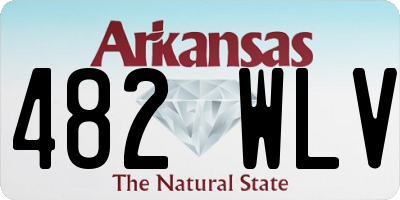 AR license plate 482WLV
