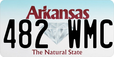 AR license plate 482WMC