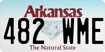 AR license plate 482WME