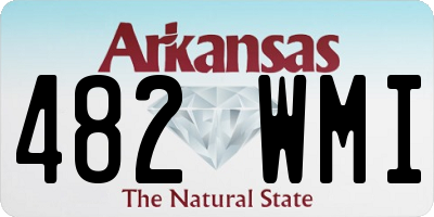AR license plate 482WMI