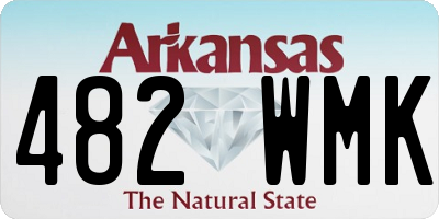 AR license plate 482WMK