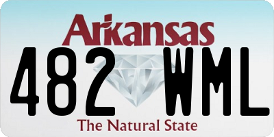AR license plate 482WML