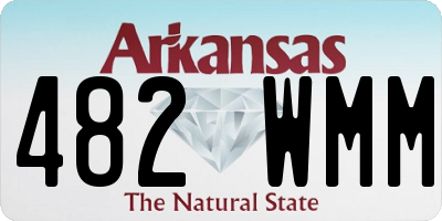 AR license plate 482WMM