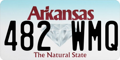 AR license plate 482WMQ