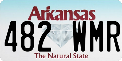 AR license plate 482WMR