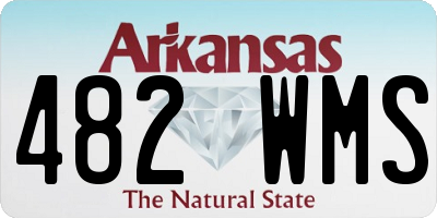AR license plate 482WMS