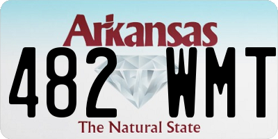 AR license plate 482WMT