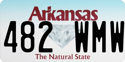 AR license plate 482WMW