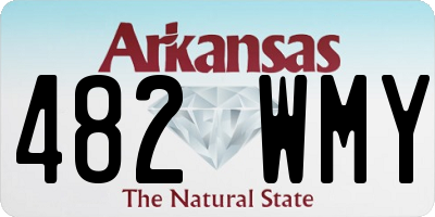 AR license plate 482WMY