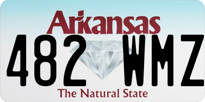 AR license plate 482WMZ