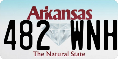 AR license plate 482WNH