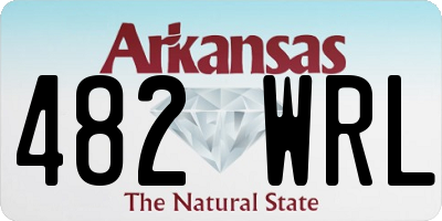 AR license plate 482WRL