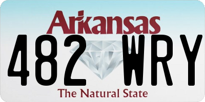 AR license plate 482WRY