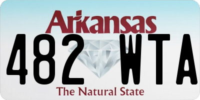 AR license plate 482WTA