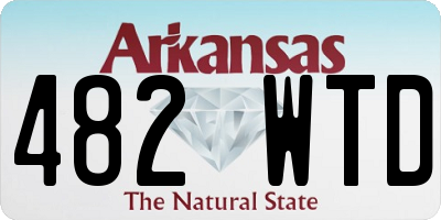 AR license plate 482WTD