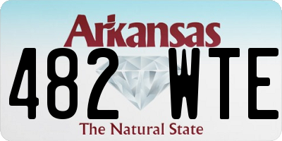 AR license plate 482WTE