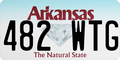 AR license plate 482WTG