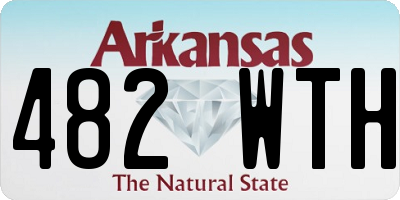 AR license plate 482WTH