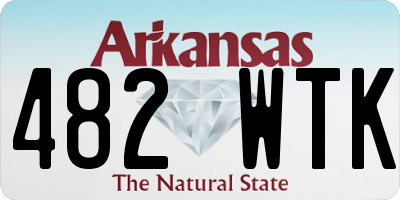 AR license plate 482WTK