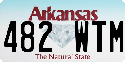 AR license plate 482WTM