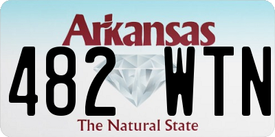 AR license plate 482WTN