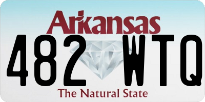 AR license plate 482WTQ