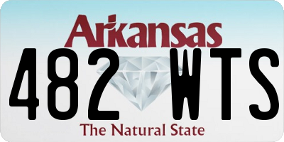 AR license plate 482WTS