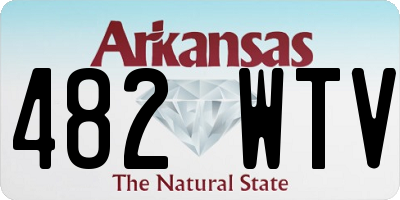AR license plate 482WTV