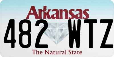 AR license plate 482WTZ